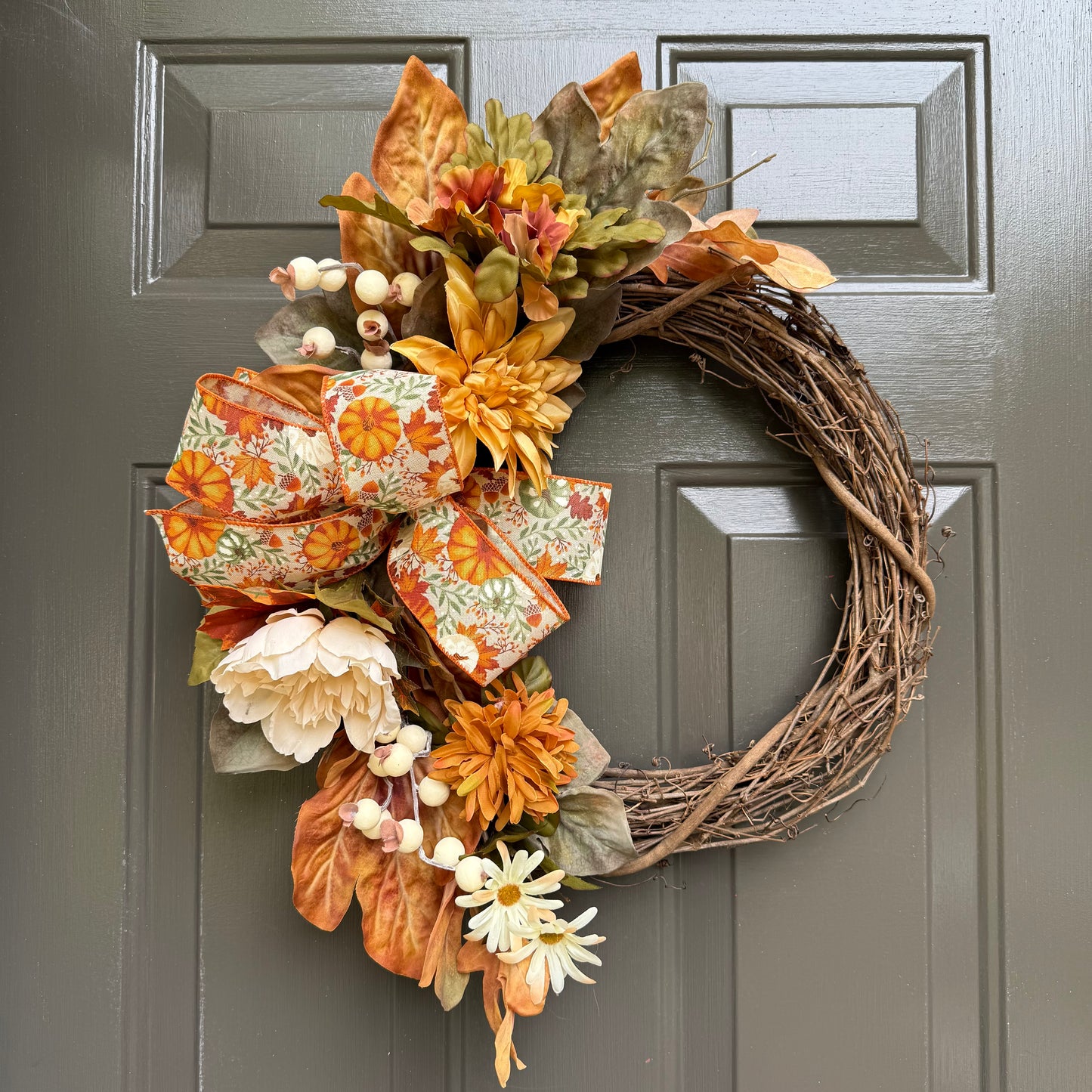 Fall Double Door Wreath Set