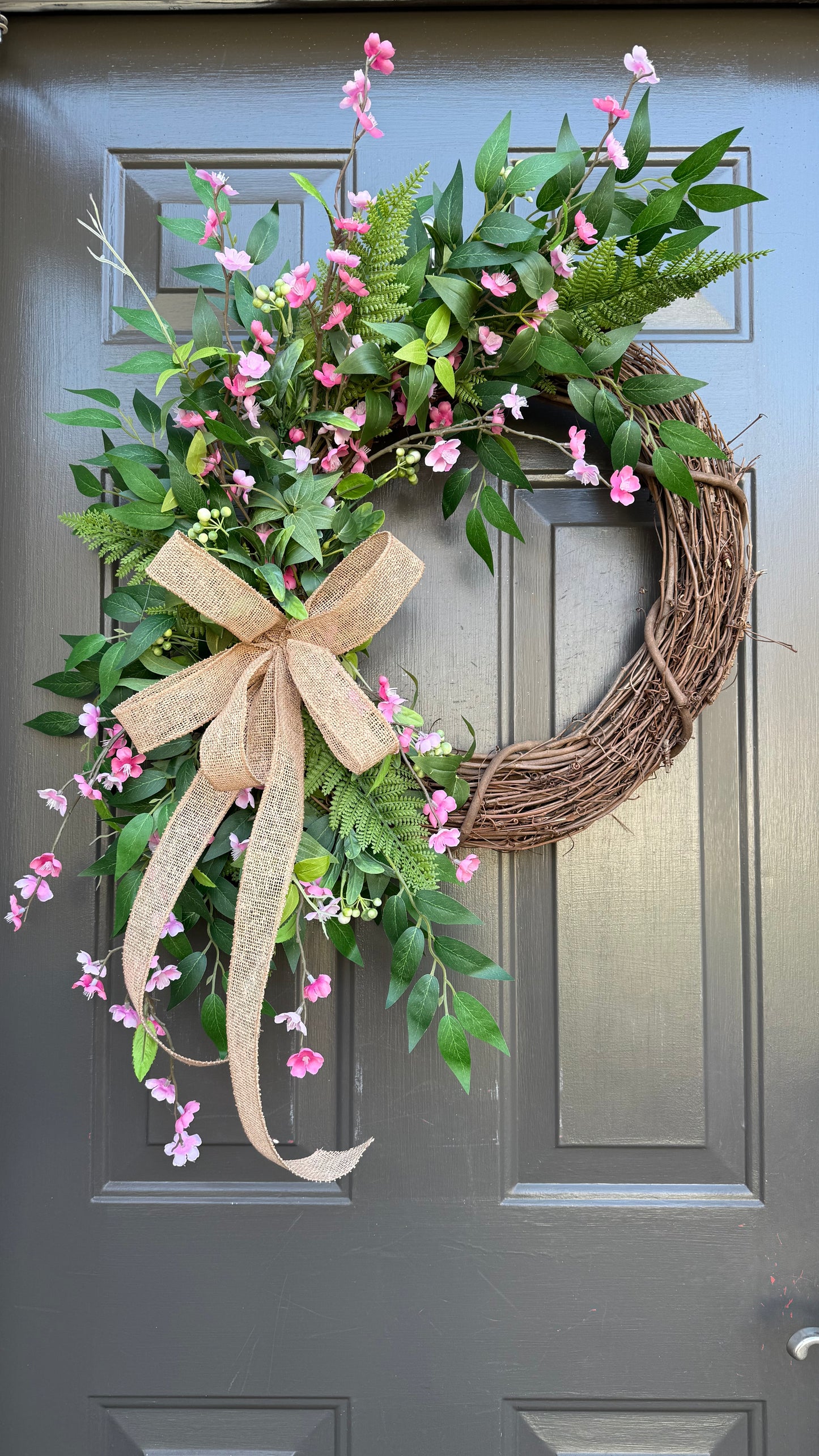 Pretty In Pink Spring Wreath